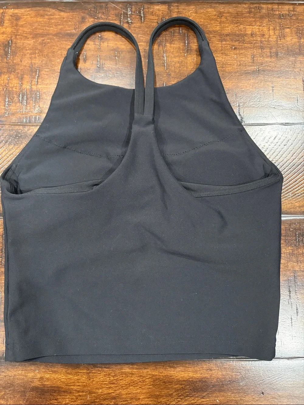 Old Navy Black High-Neck Sports Bra Tank